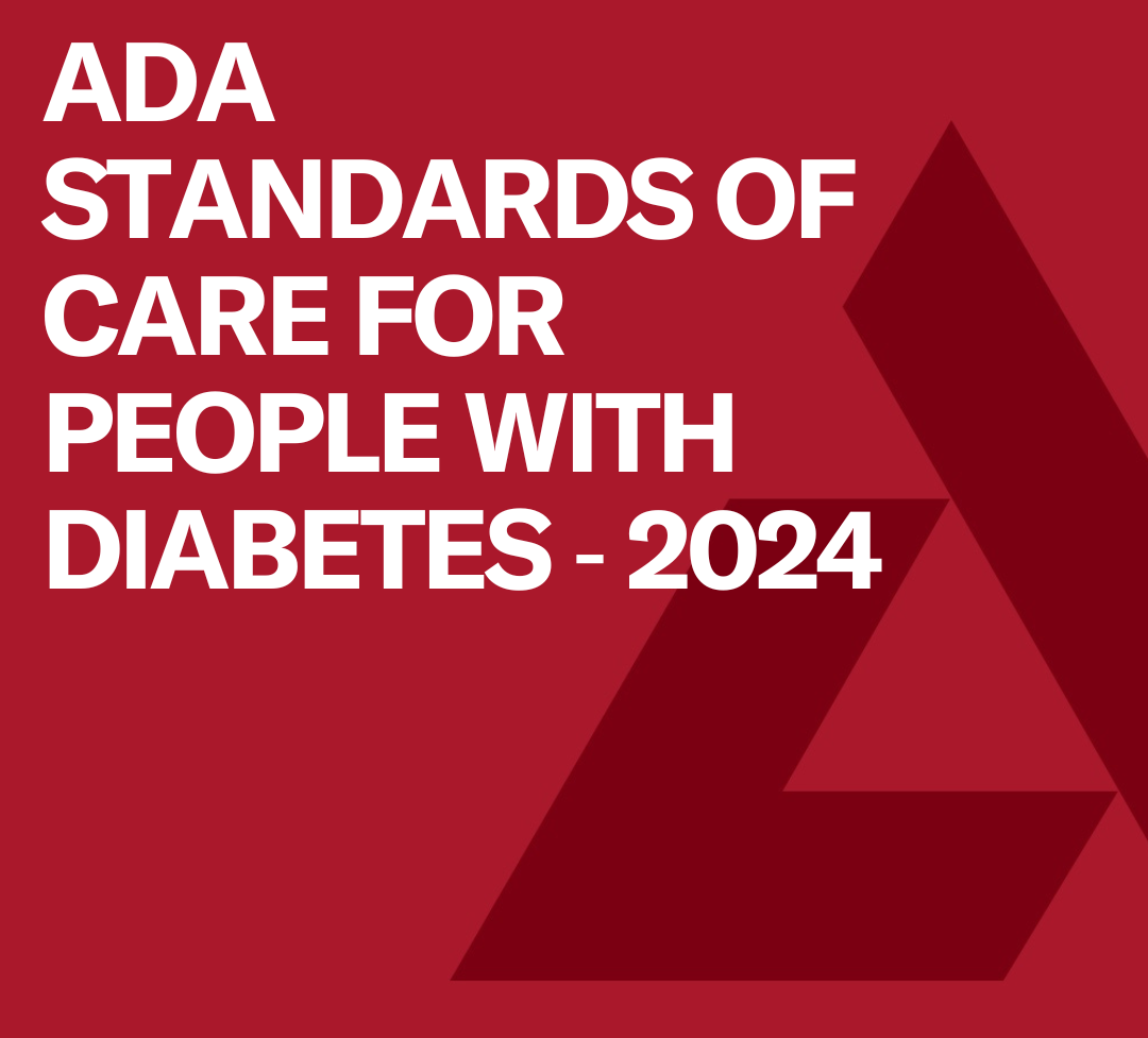 ADA Standards of care for 2024