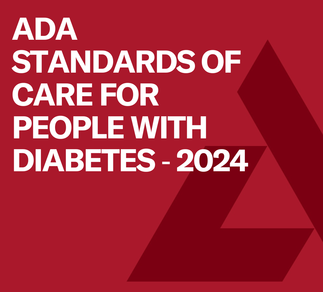 ADA Standards of care for 2024
